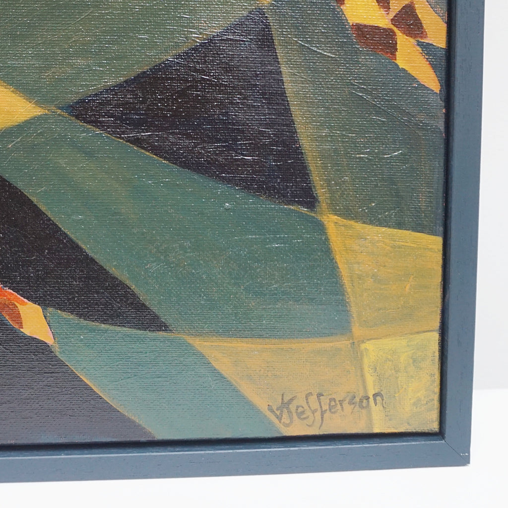 'Deers In Sunlight'. An Art Deco Style Contemporary painting by Vera Jefferson