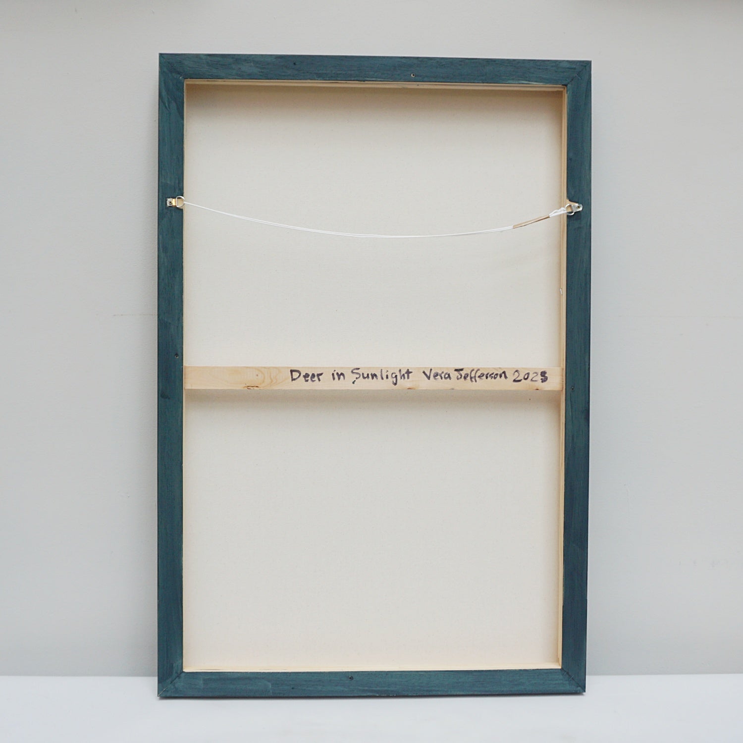 'Deers In Sunlight'. An Art Deco Style Contemporary painting by Vera Jefferson