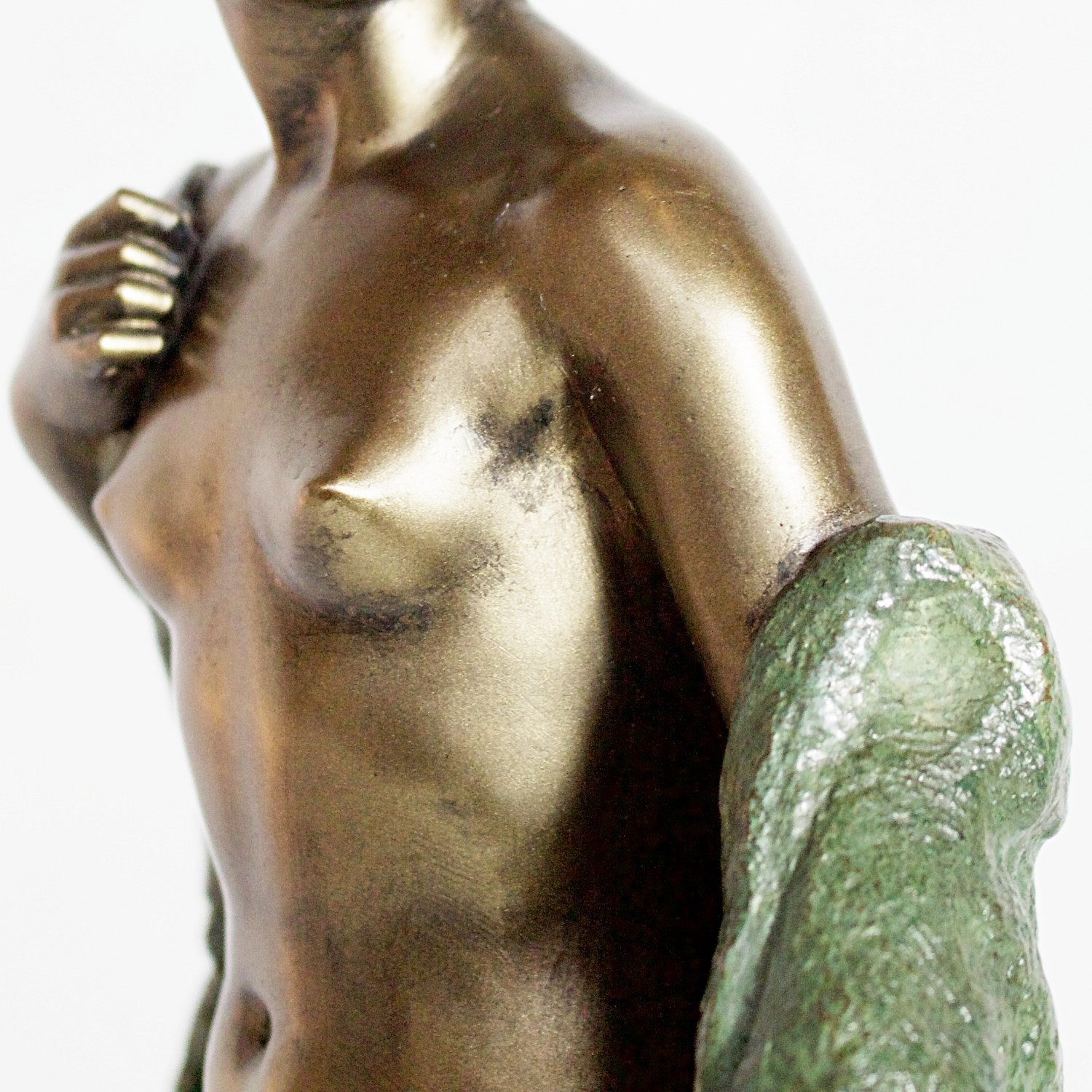 Art Deco Bronze Sculpture of a Nude Female by Joé Descomps Jeroen Markies Art Deco
