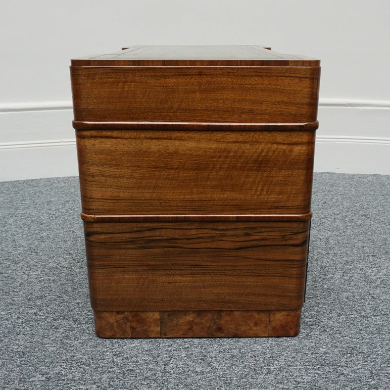 Vintage Art Deco Walnut Desk - Original Art Deco Furniture - Jeroen Markies Art Deco