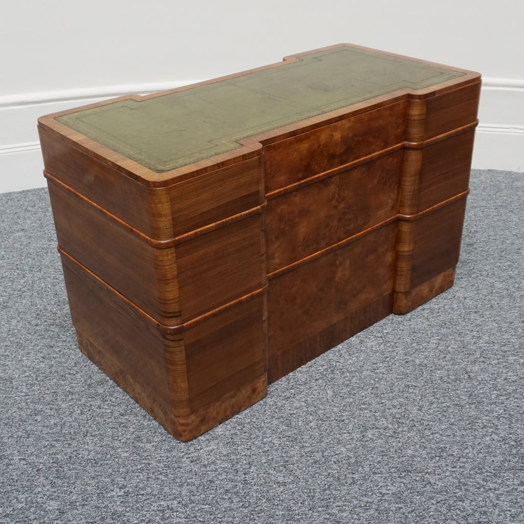 Vintage Art Deco Walnut Desk - Original Art Deco Furniture - Jeroen Markies Art Deco