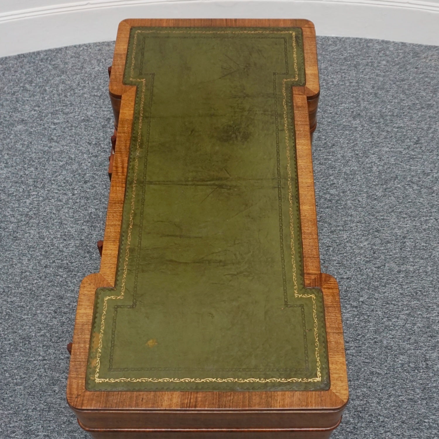 Vintage Art Deco Walnut Desk - Original Art Deco Furniture - Jeroen Markies Art Deco