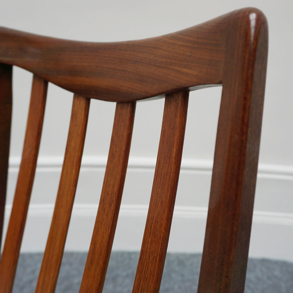 1960's Danish Desk Chair Rosewood and Boucle Vintage Danish Mid-Century Furniture - Jeroen Markies Art Deco 