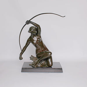 Art Deco Bronze Diana