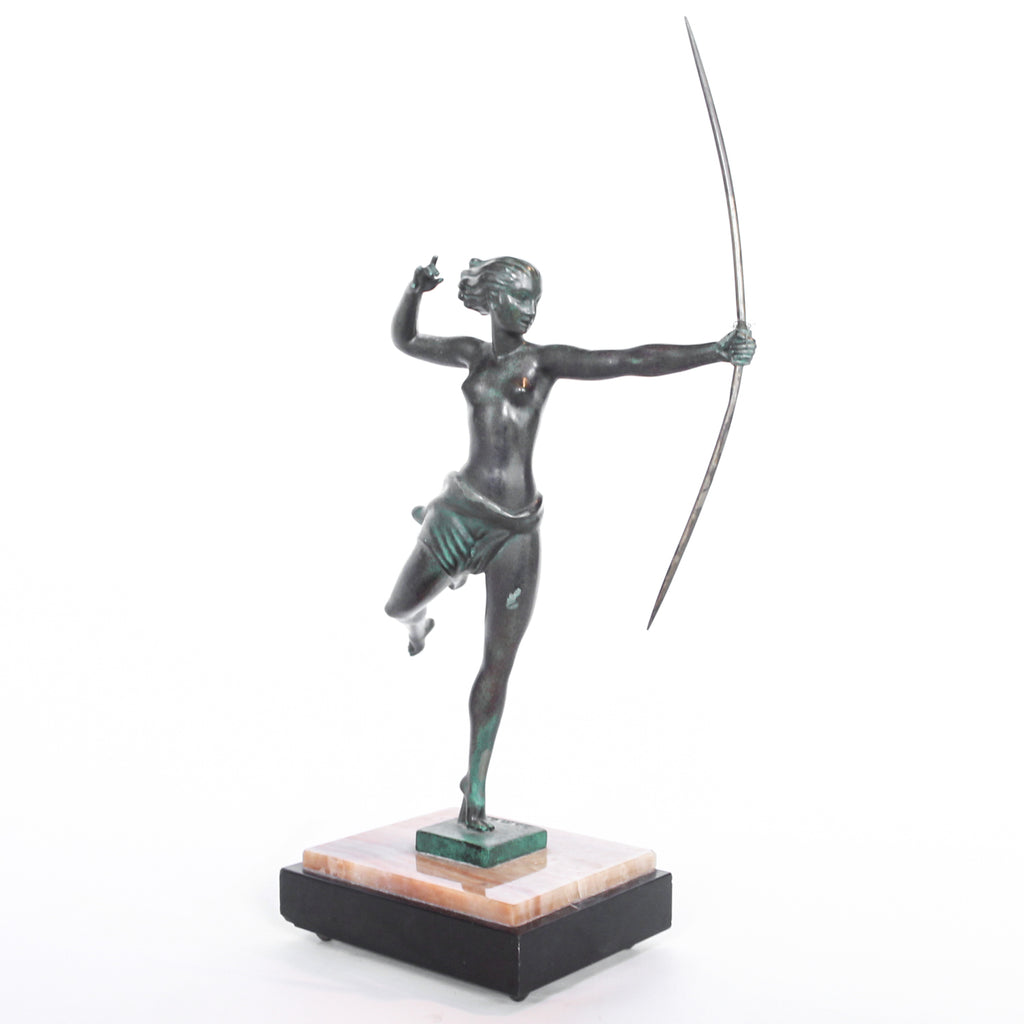 Diana The Huntress – Domaro - Art Deco Bronze Sculptures - Jeroen Markies Art Deco