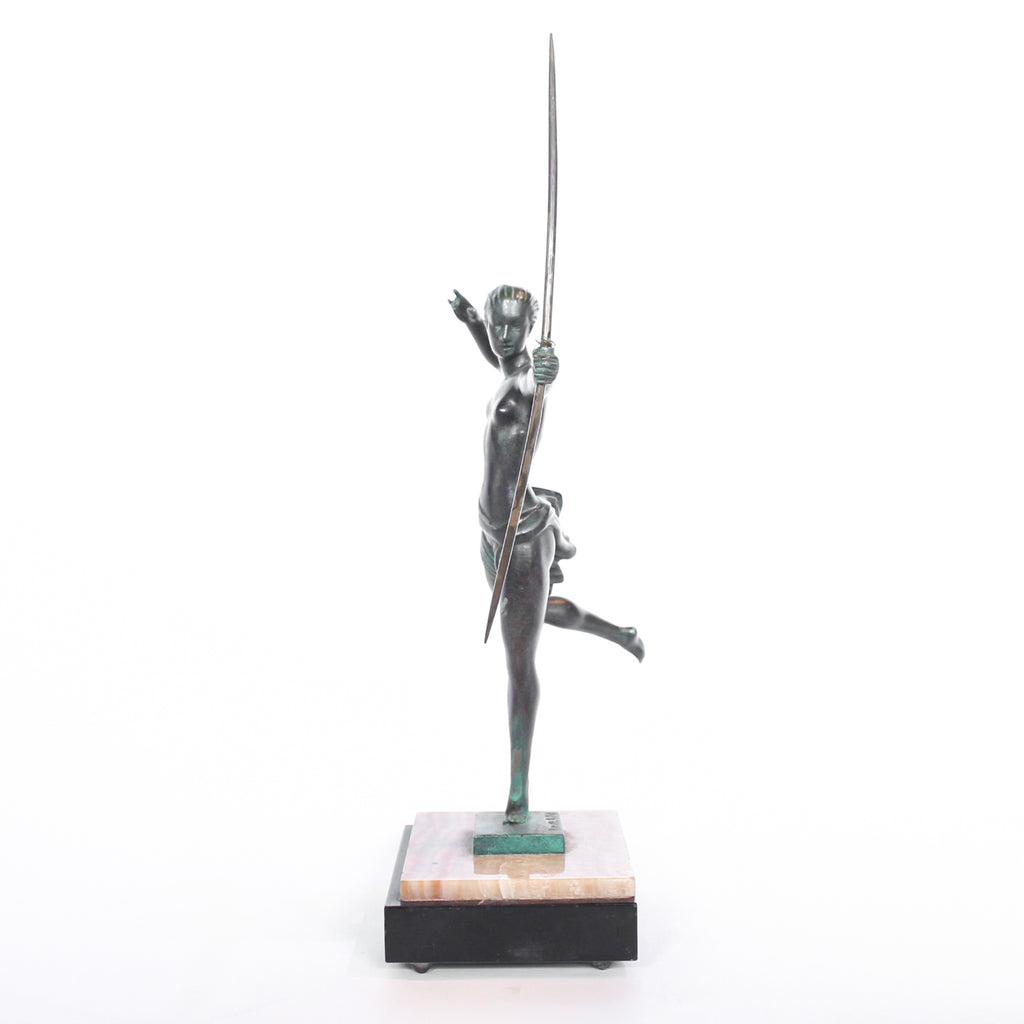 Diana The Huntress – Domaro - Art Deco Bronze Sculptures - Jeroen Markies Art Deco