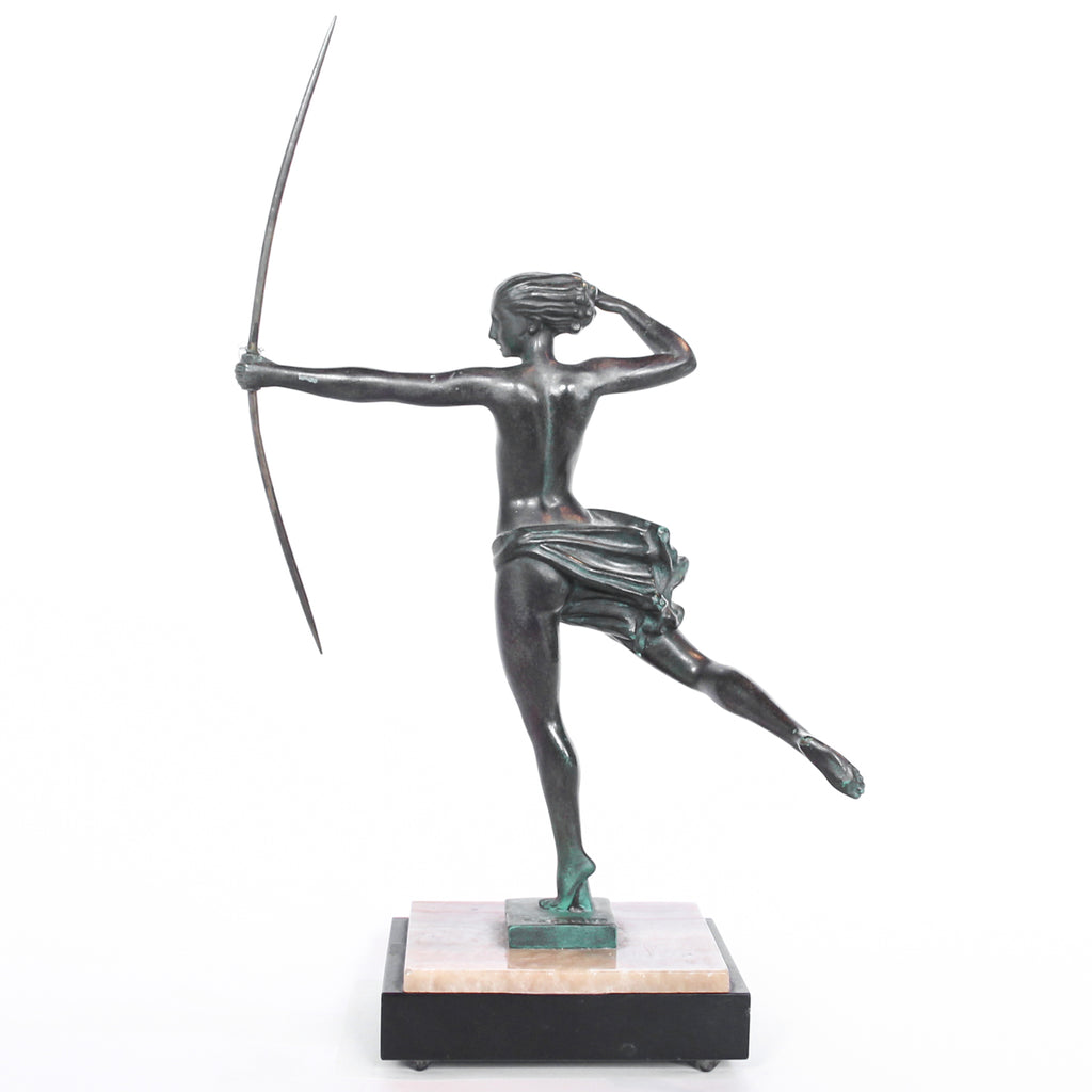 Diana The Huntress – Domaro - Art Deco Bronze Sculptures - Jeroen Markies Art Deco