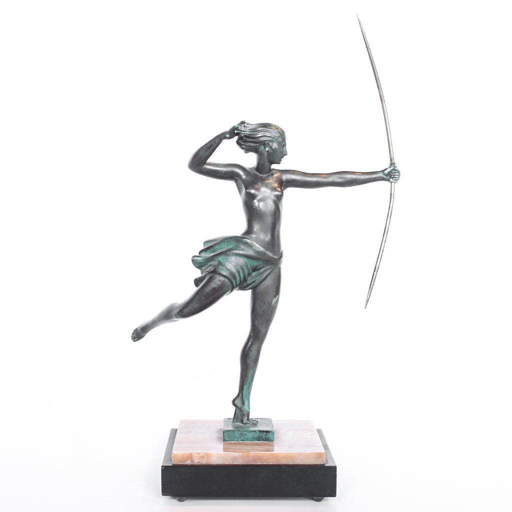 Diana The Huntress – Domaro - Art Deco Bronze Sculptures - Jeroen Markies Art Deco