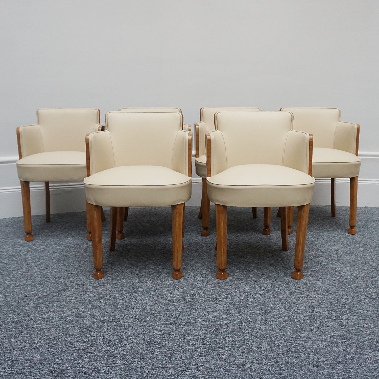 Original Art Deco Six Seat Dining Suite Circa 1935 - Jeroen Markies Art Deco