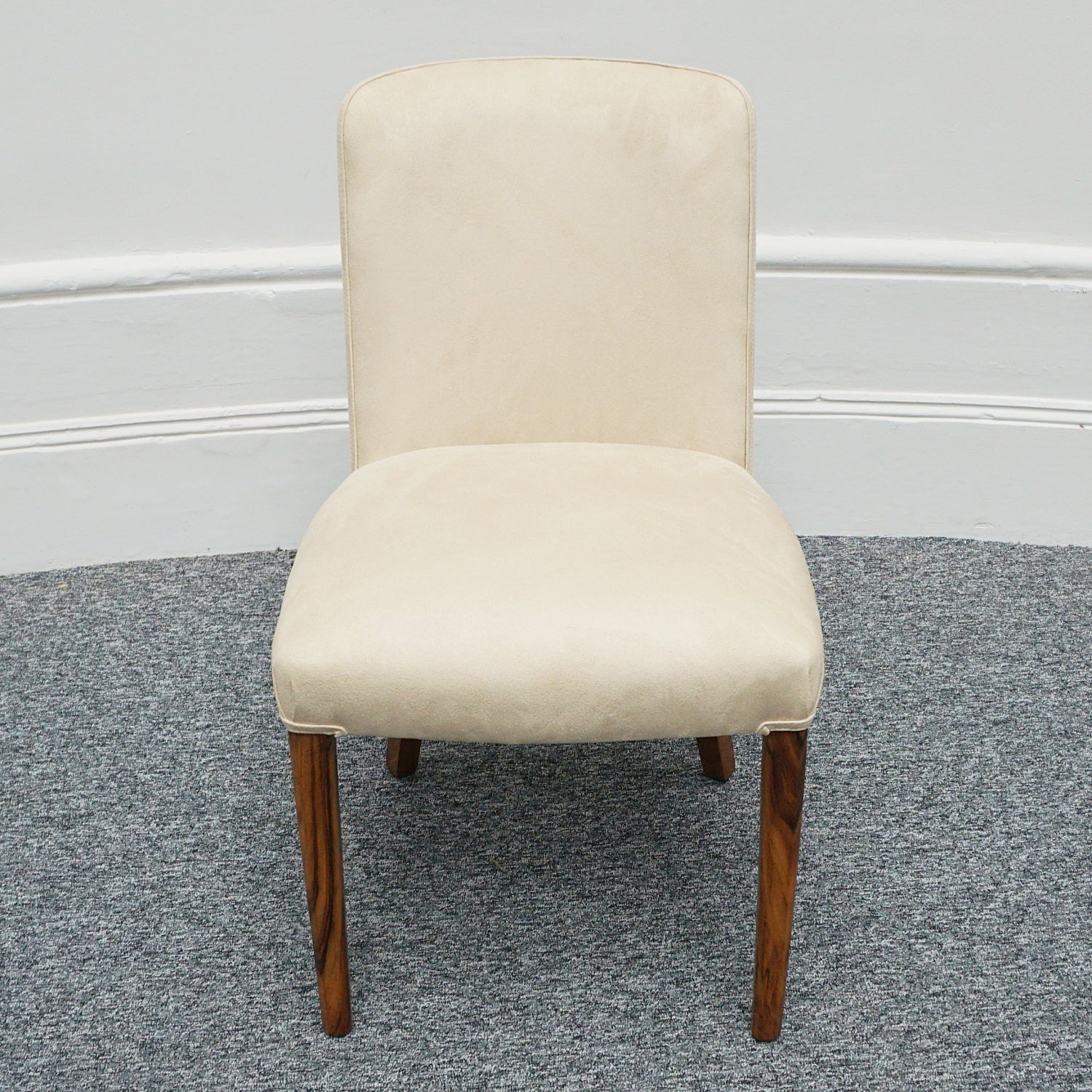 Vintage Art Deco 8 Seater Dining table and chairs Walnut and Copper - Jeroen Markies Art Deco