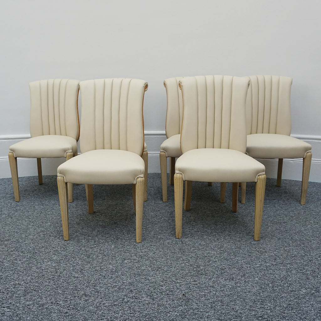 Original Art  Deco 6 Seat Dining Suit by Harry & Lou Epstein and Hille - Jeroen Markies Art Deco