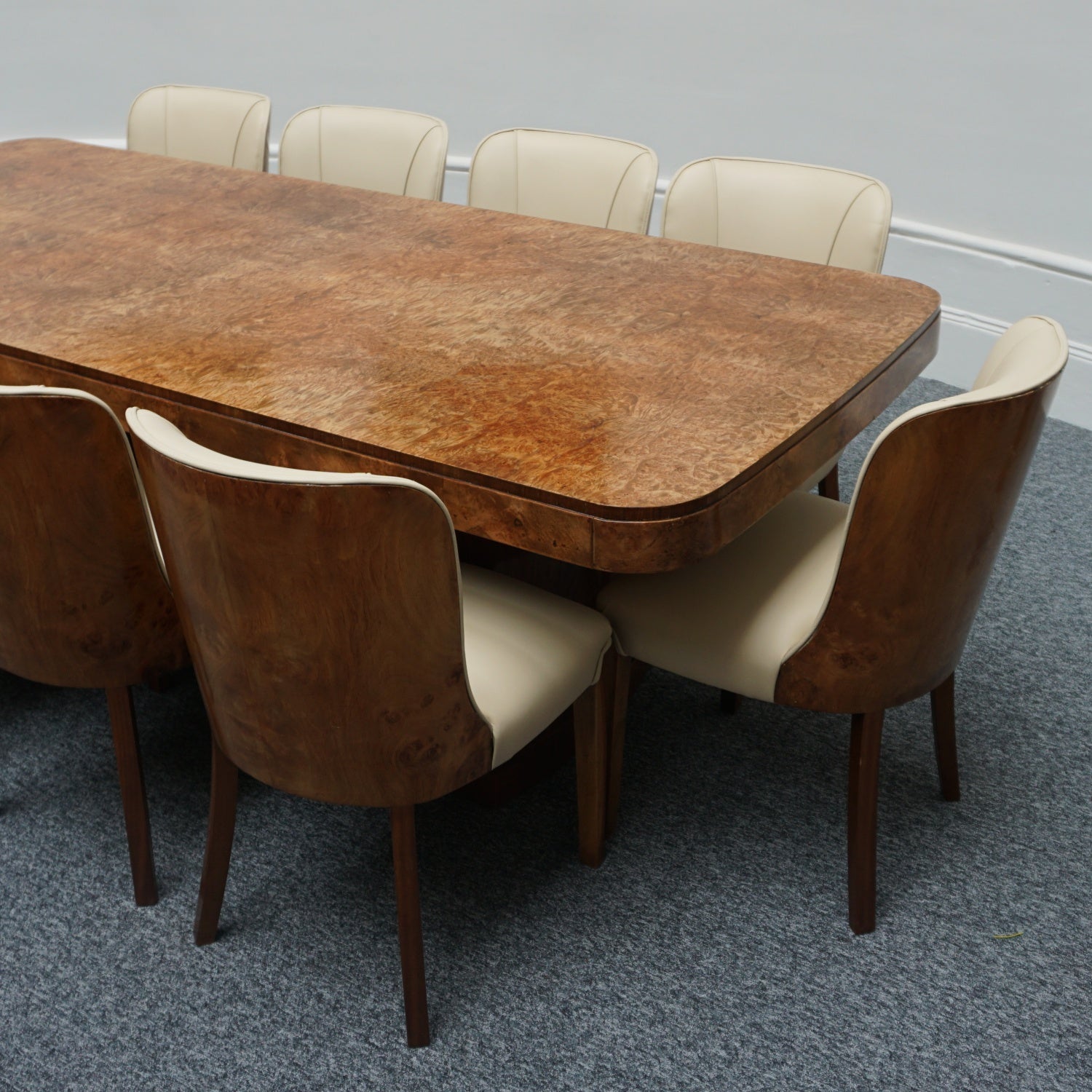Original 1930's Art Deco Ten Seat Dining Suite by Harry & Lou Epstein - Jeroen Markies Art Deco
