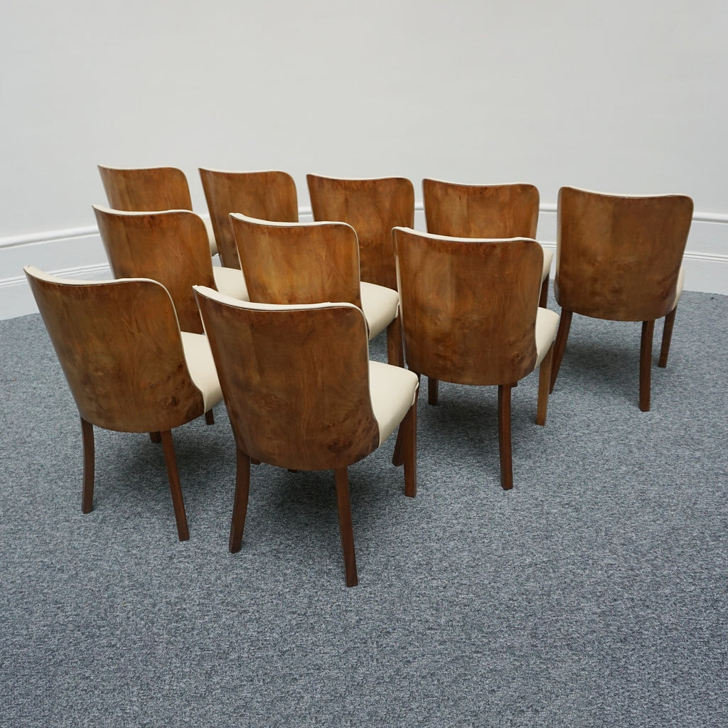 Original 1930's Art Deco Ten Seat Dining Suite by Harry & Lou Epstein - Jeroen Markies Art Deco