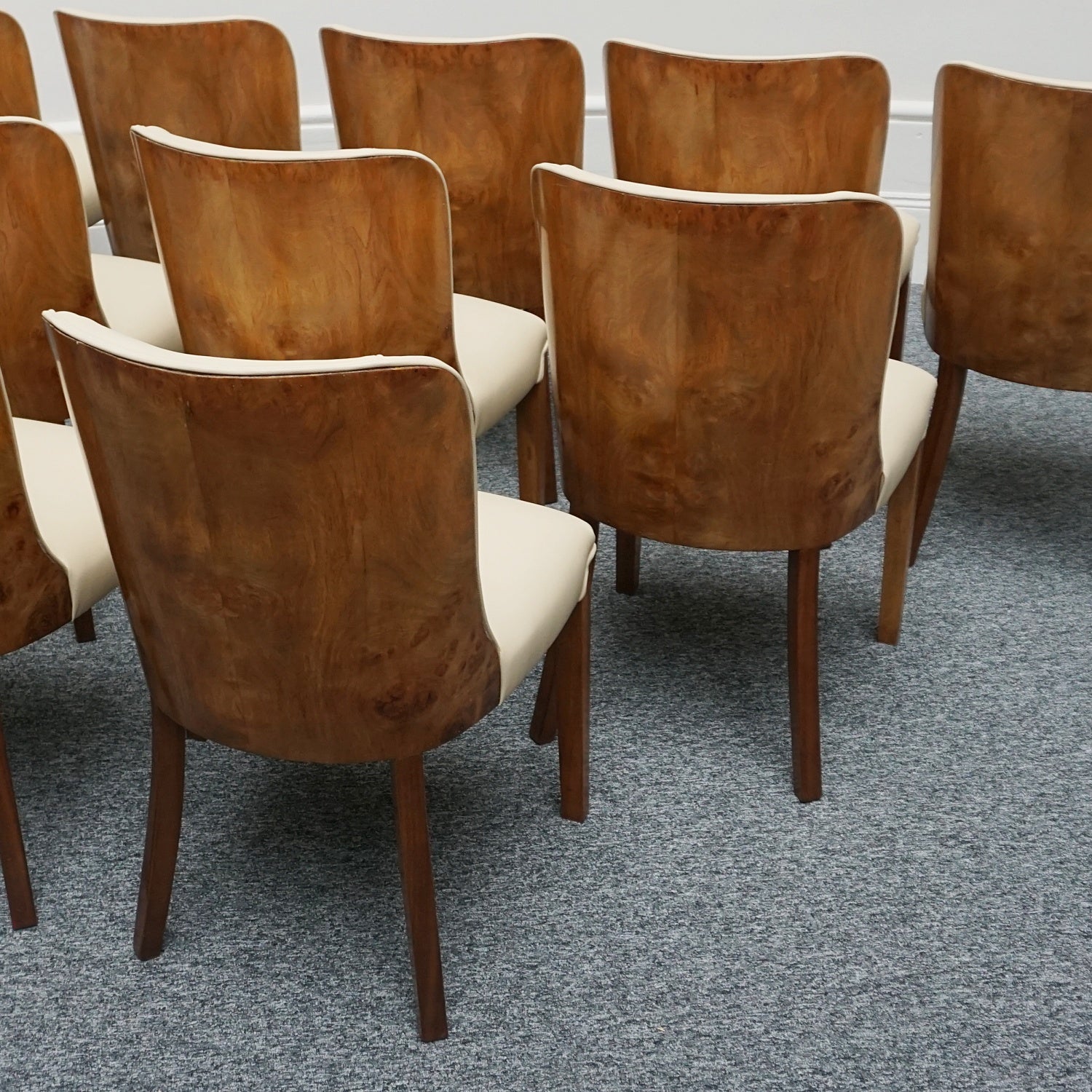 Original 1930's Art Deco Ten Seat Dining Suite by Harry & Lou Epstein - Jeroen Markies Art Deco