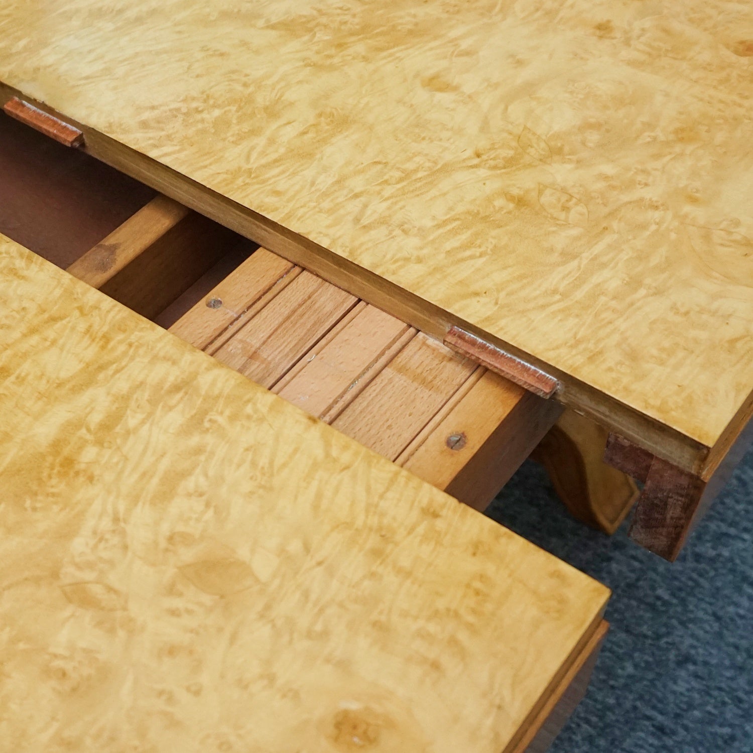 Art Deco Six Seat Dining Suite - Extendable-Vintage-Art-Deco-Furniture-Jeroen Markies Art Deco