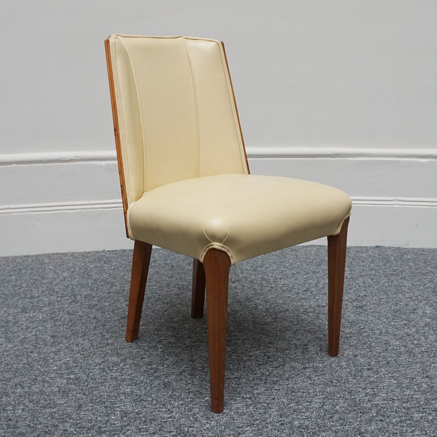 Art Deco Six Seat Dining Suite Burr Walnut - Jeroen Markies Art Deco - Original Art Deco 1935