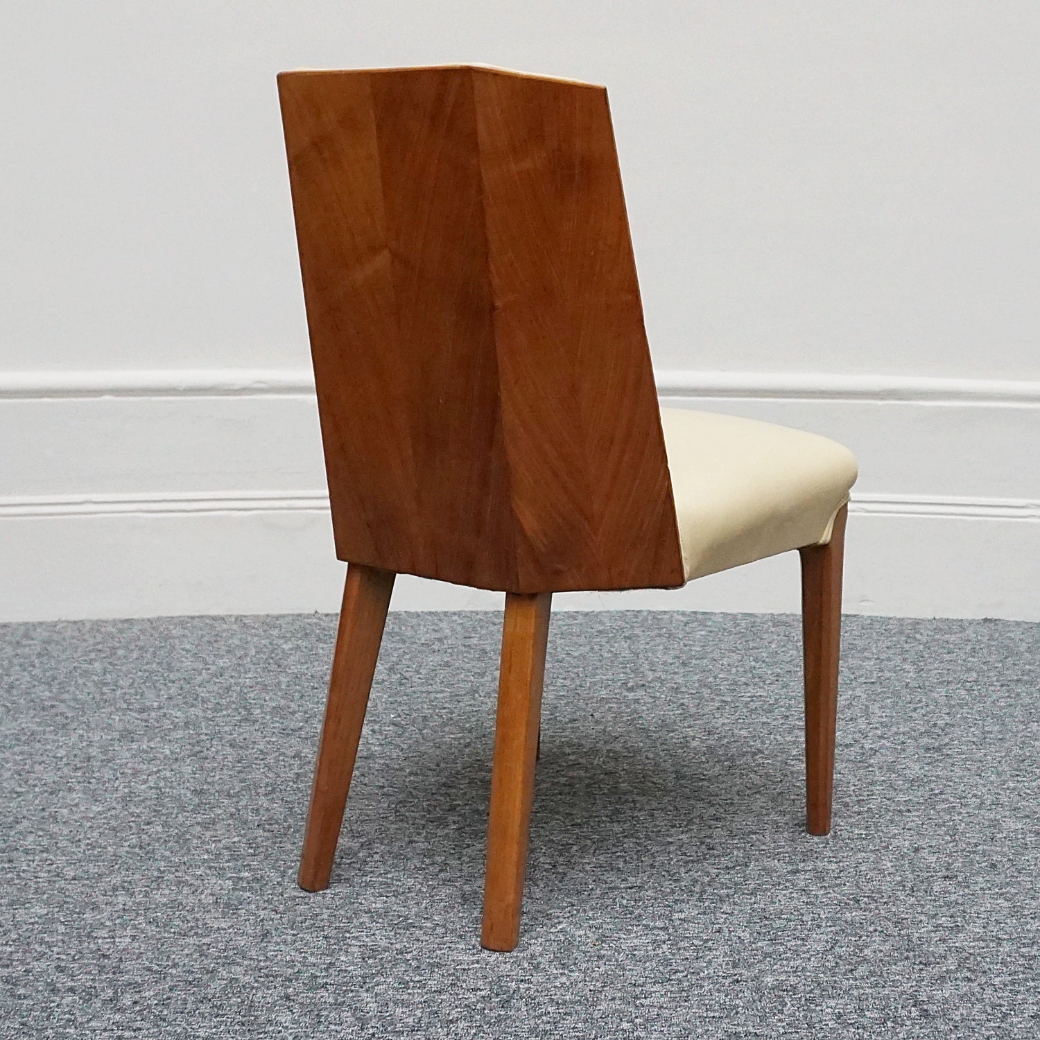 Art Deco Six Seat Dining Suite Burr Walnut - Jeroen Markies Art Deco - Original Art Deco 1935