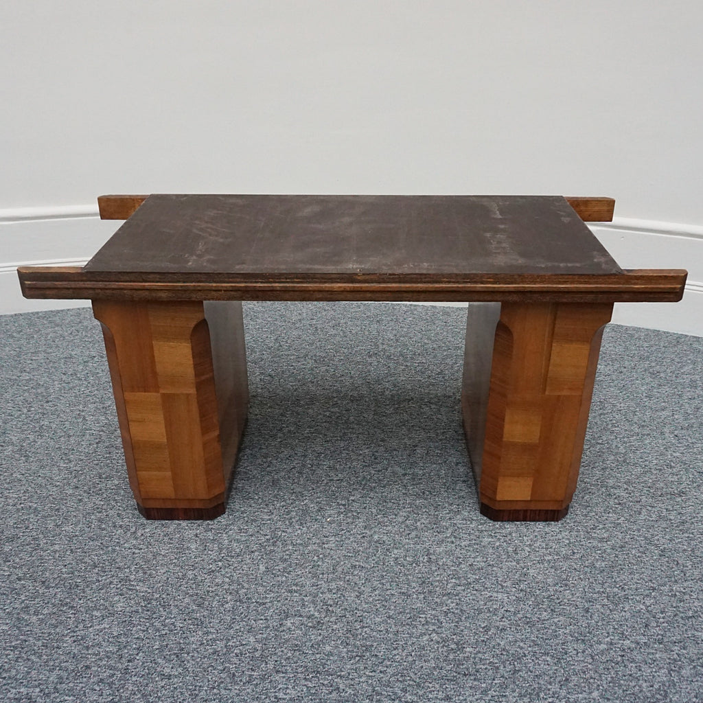 Art Deco Six Seat Dining Suite Burr Walnut - Jeroen Markies Art Deco - Original Art Deco 1935
