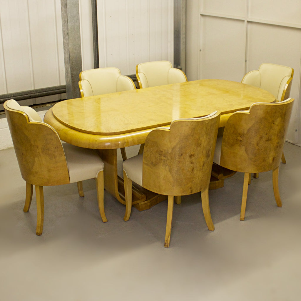 Art Deco 6 Seat Dining Suite