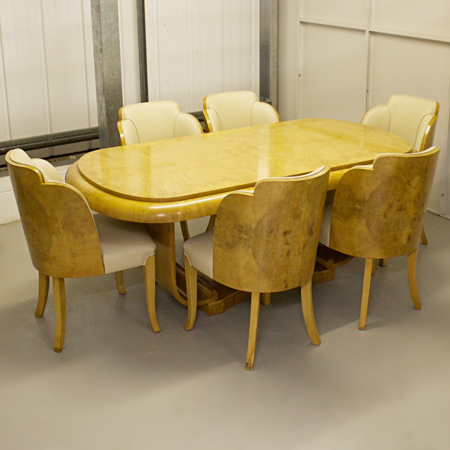 Art Deco 6 Seat Dining Suite