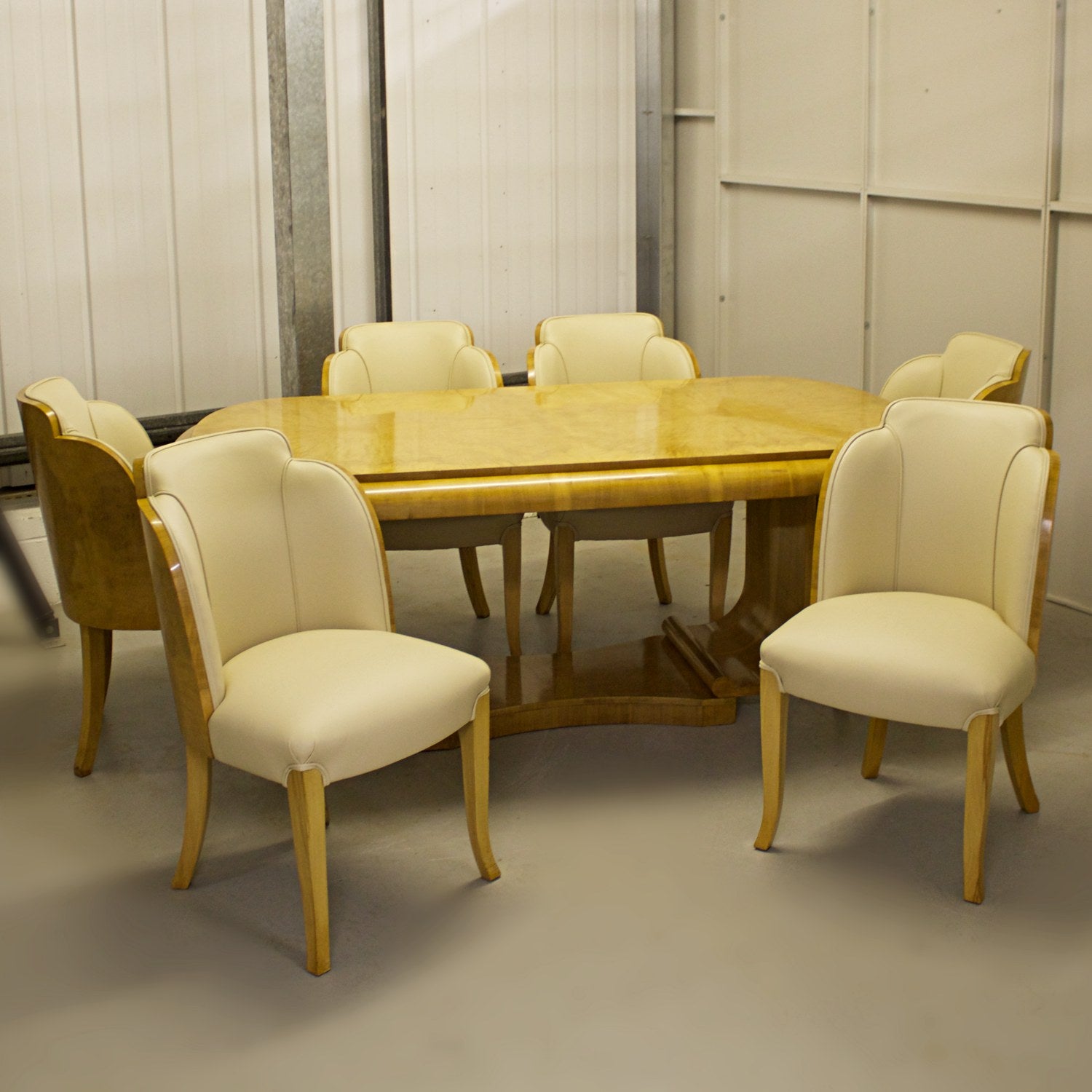 Art Deco 6 Seat Dining Suite