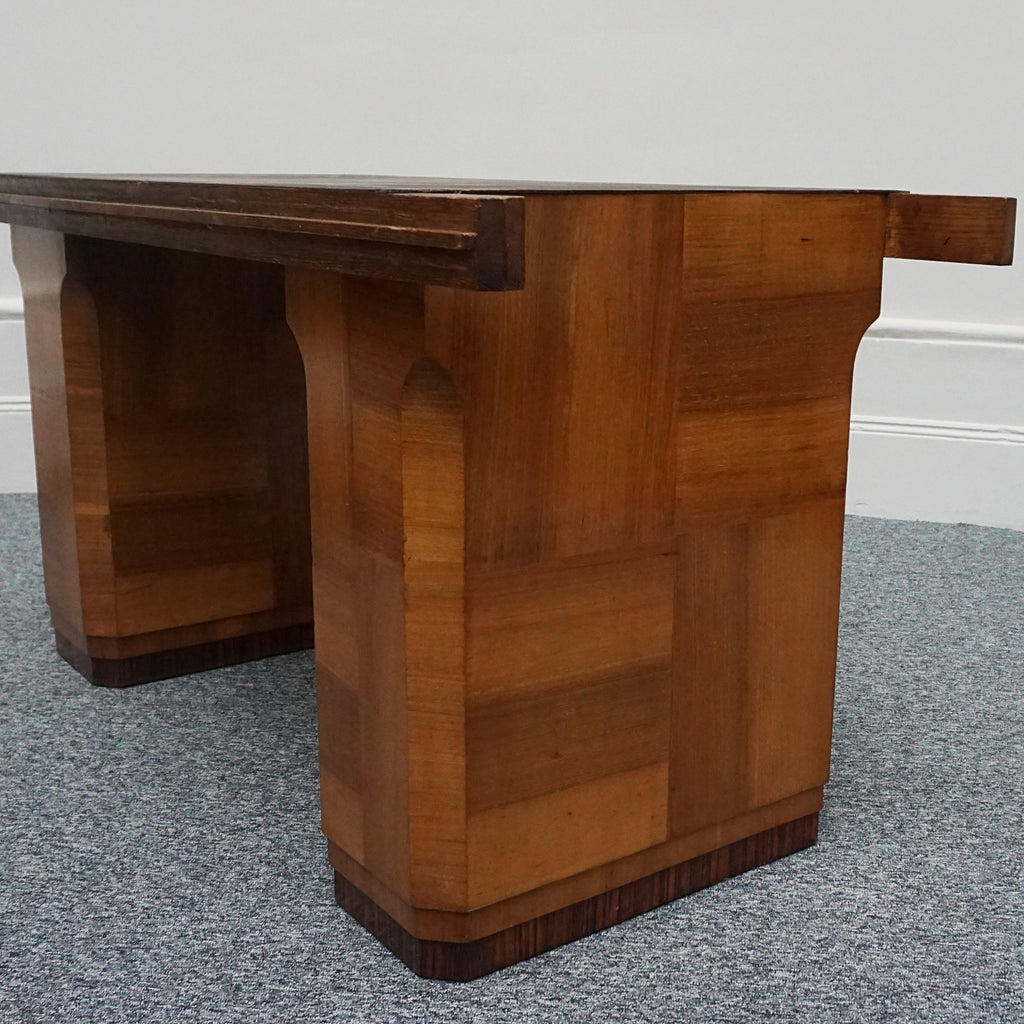 Art Deco Six Seat Dining Suite Burr Walnut - Jeroen Markies Art Deco - Original Art Deco 1935