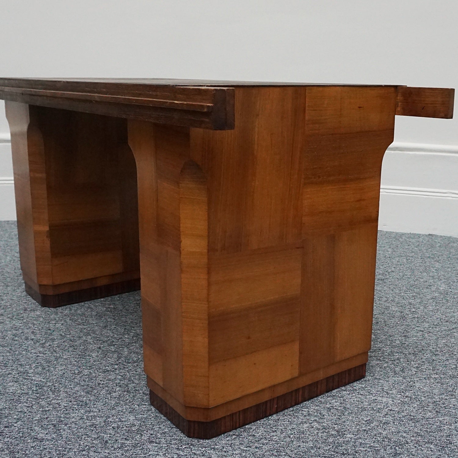 Art Deco Six Seat Dining Suite Burr Walnut - Jeroen Markies Art Deco - Original Art Deco 1935