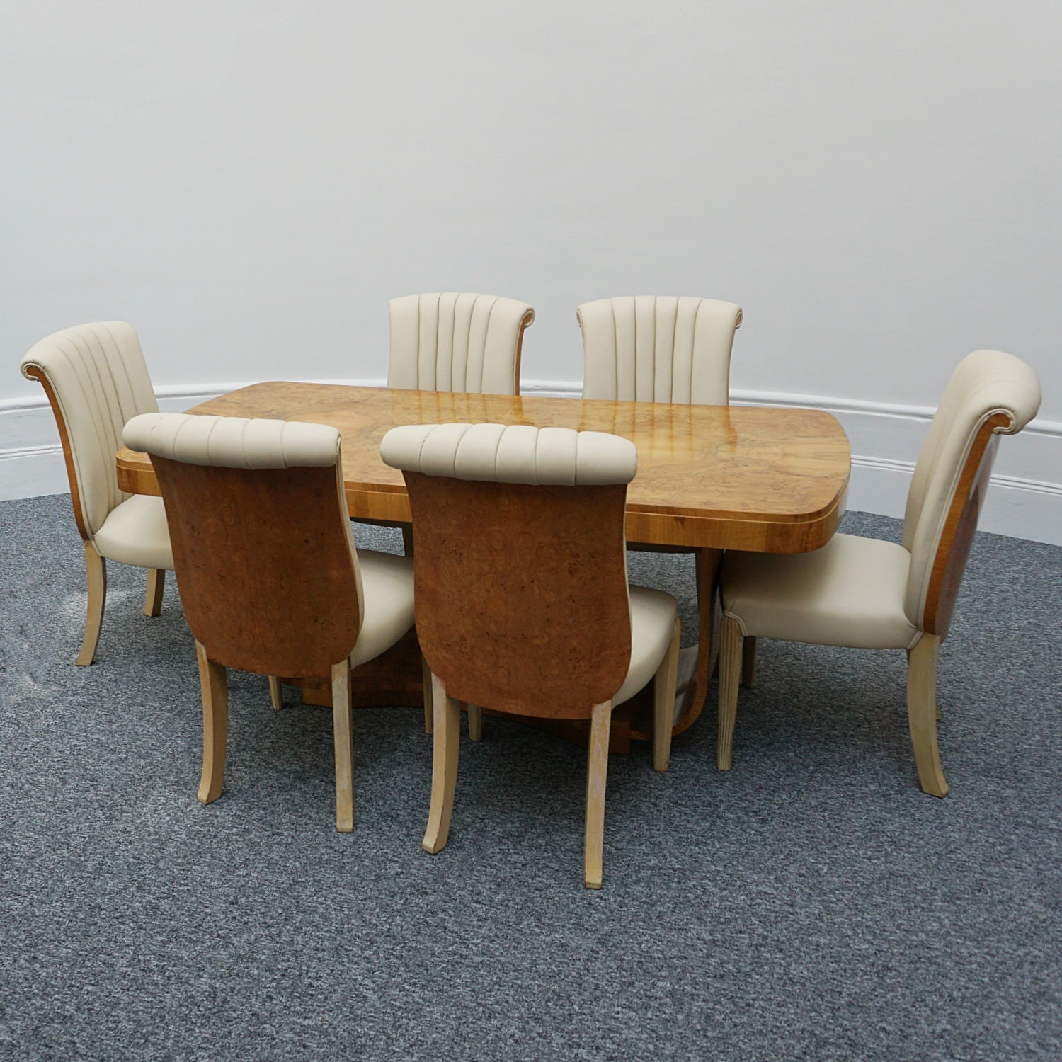 Art Deco Six Seat Dining Suite