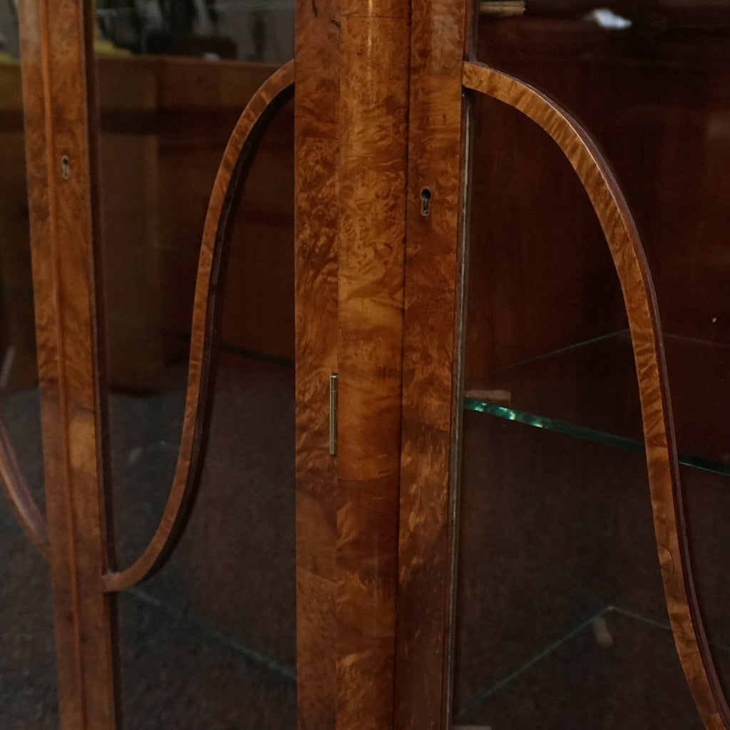 Vintage Art Deco Bookcase/Display Cabinet -English-Art-Deco-Jeroen Markies Art Deco