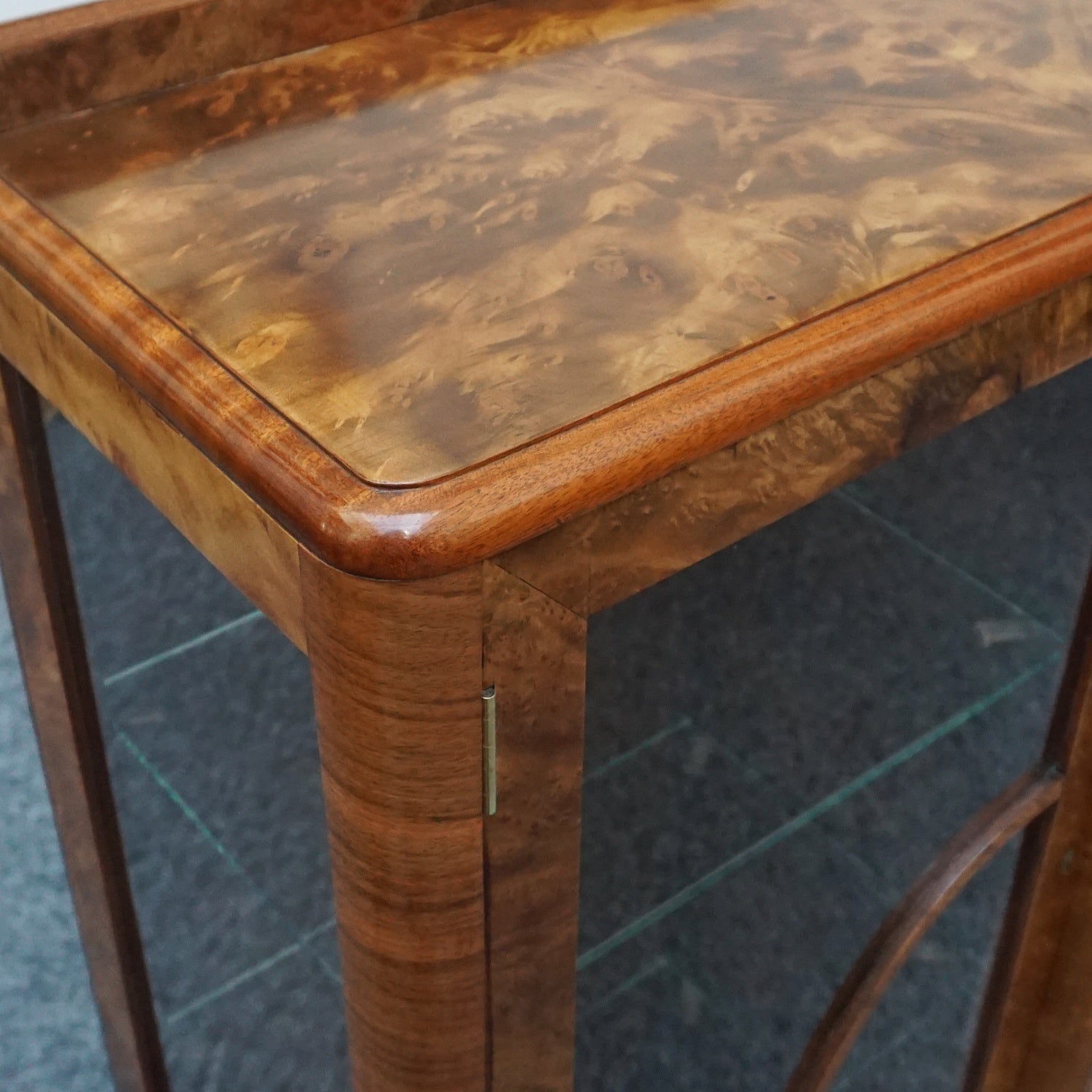 Vintage Art Deco Bookcase/Display Cabinet -English-Art-Deco-Jeroen Markies Art Deco