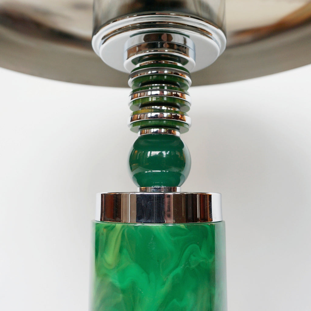 Art Deco Dome Lamp Bakelite and Chromed Metal - Jeroen Markies Art Deco