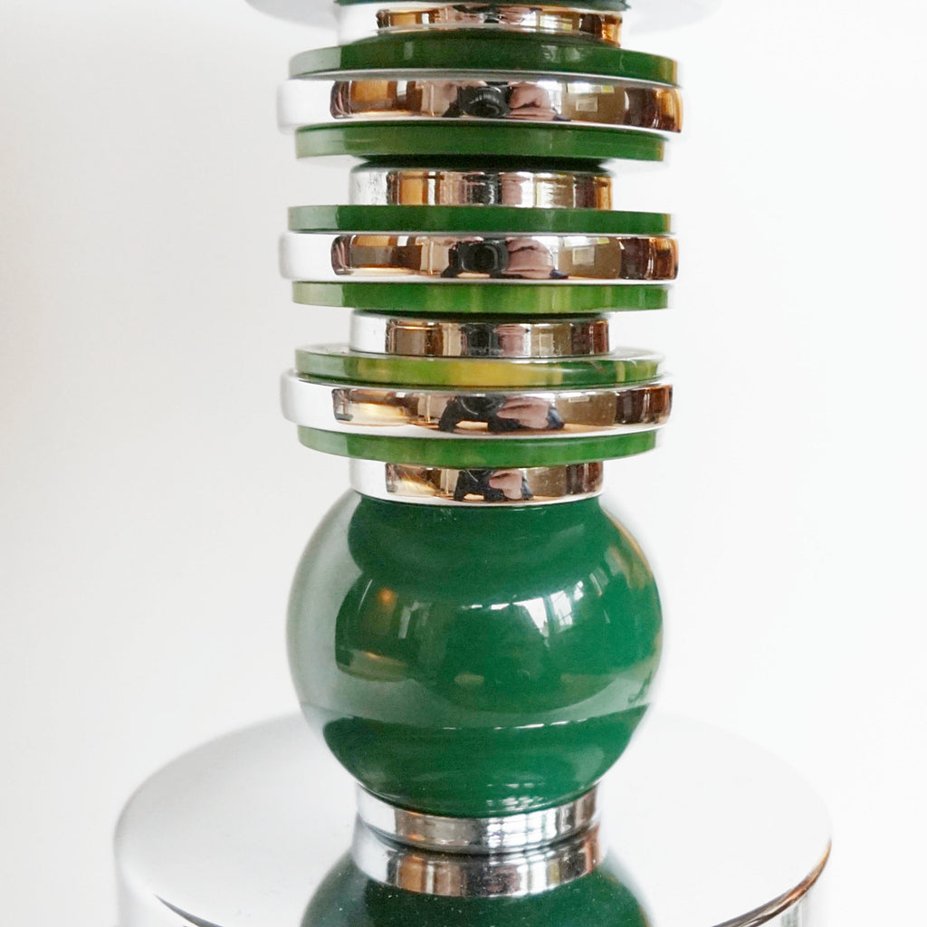 Art Deco Dome Lamp Bakelite and Chromed Metal - Jeroen Markies Art Deco
