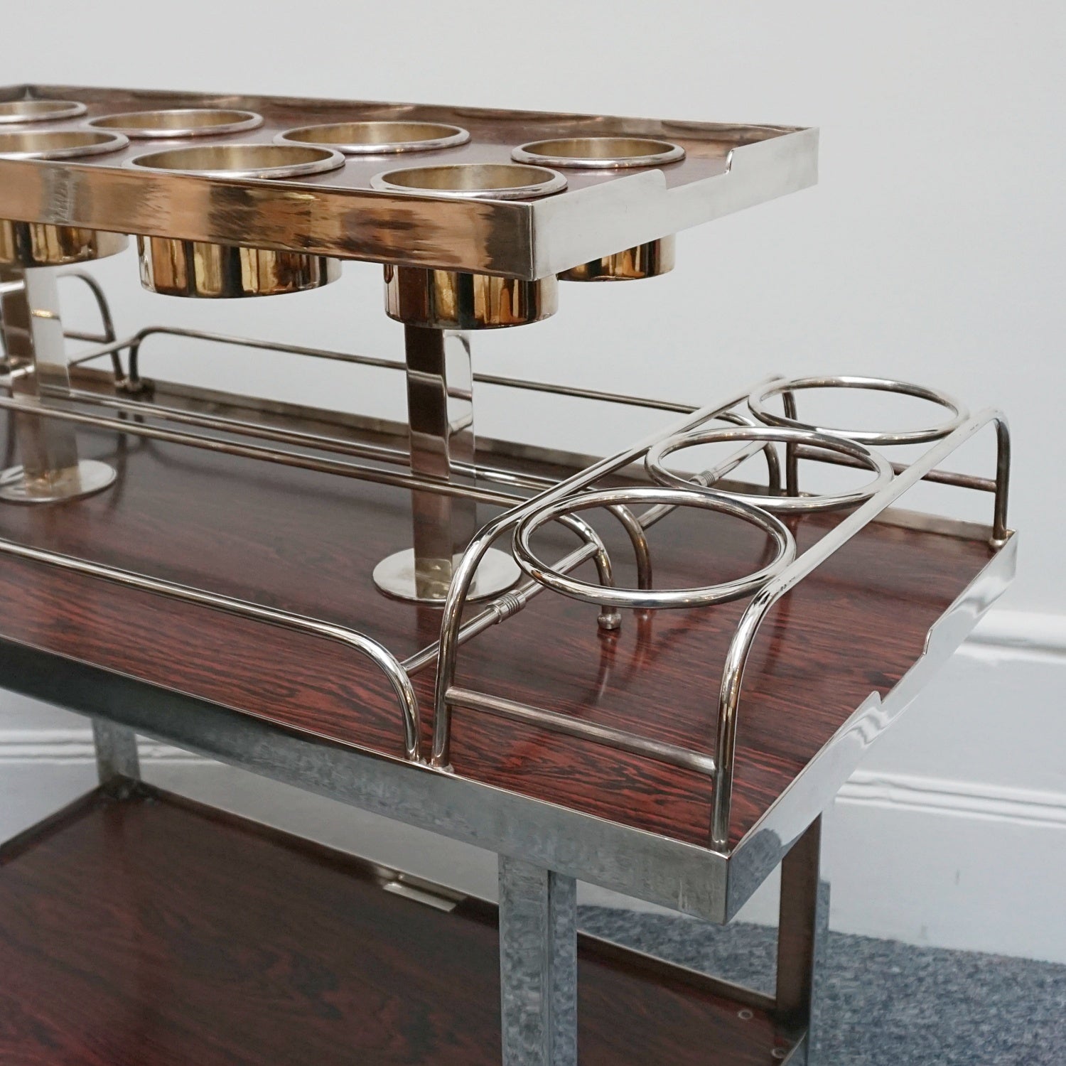 Drakes Silversmiths from Ritz Hotel Drinks Trolley Circa 1950 -Jeroen Markies Art Deco