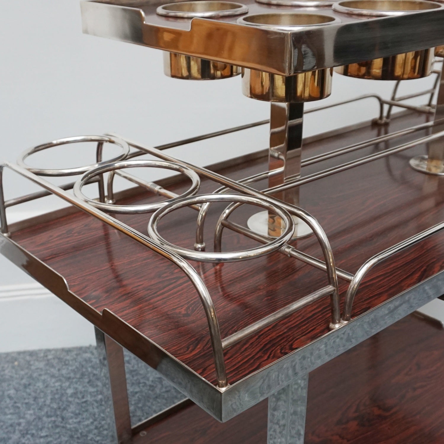 Drakes Silversmiths from Ritz Hotel Drinks Trolley Circa 1950 -Jeroen Markies Art Deco