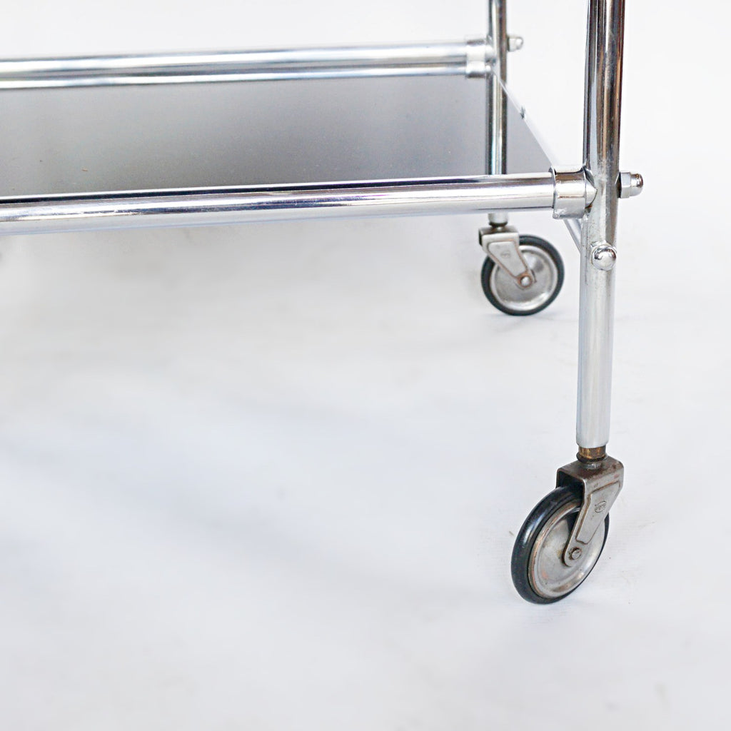 Art Deco metal and glass drinks trolley Jeroen Markies Art Deco