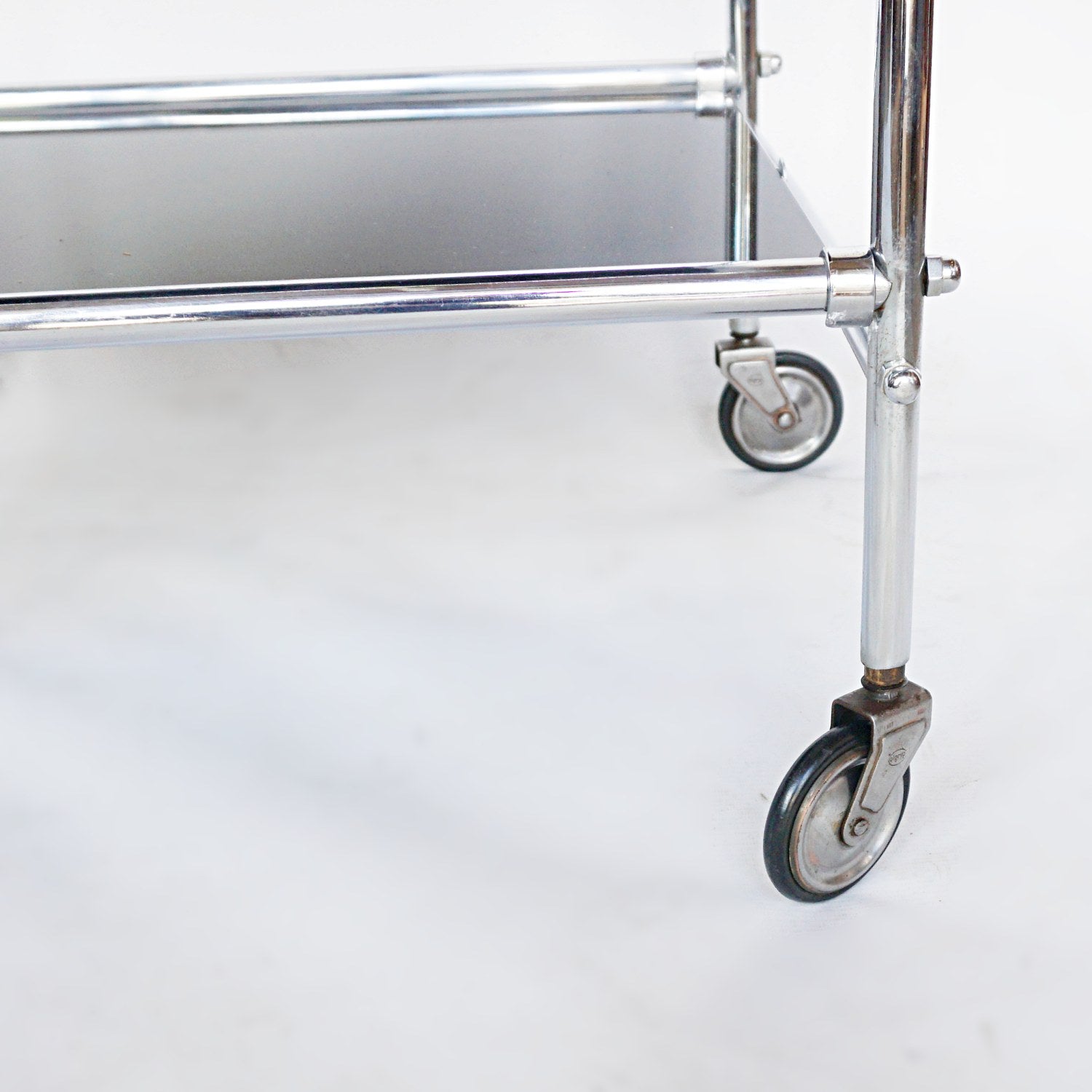 Art Deco metal and glass drinks trolley Jeroen Markies Art Deco