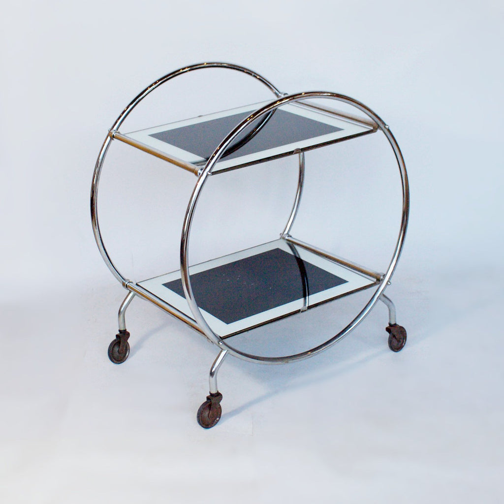 Vintage Art Deco Drinks Trolley English Circa 1935 Jeroen Markies Art Deco