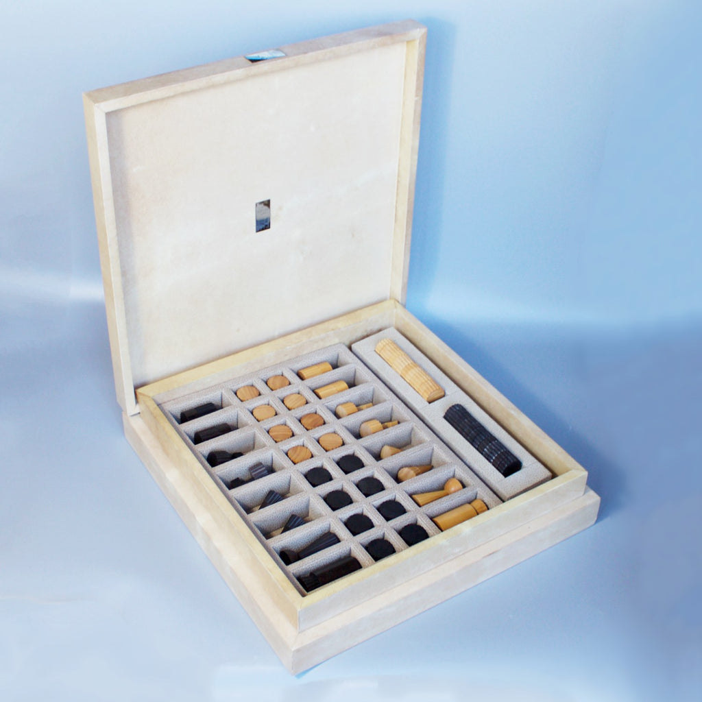 Chiso for Dunhill Handmade Chess & Draughts Set Jeroen Markies Art Deco
