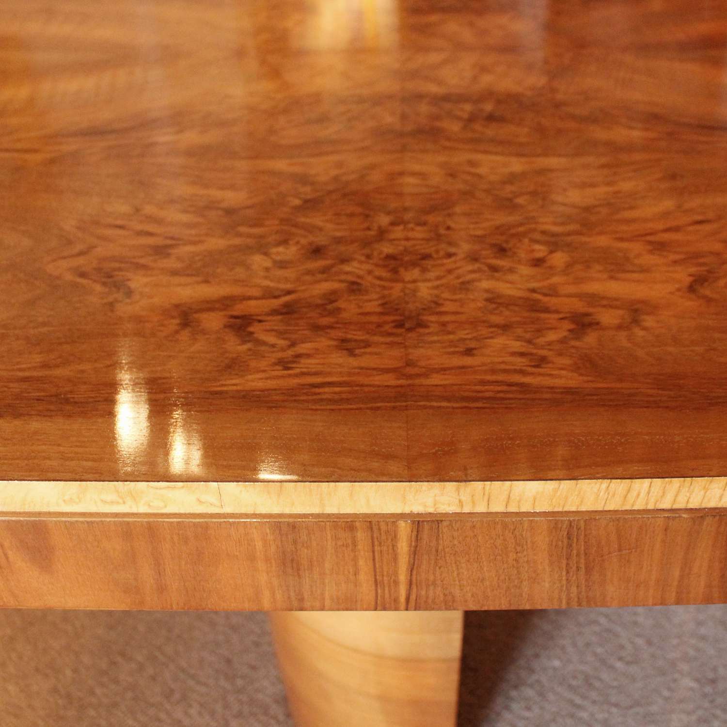 Art Deco 6 seat dining suite by Harry & Lou Epstein circa 1930 at Jeroen Markies
