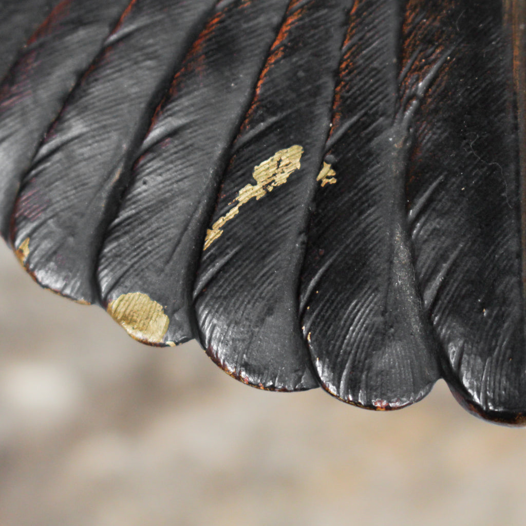 A bronze study of an eagle about to take flight with its wings outspread on the edge of a naturalistic rocky outcrop with excellent colour and fine hand finished detail. Signed with the Bergman ‘B’ to underside of tail at Jeroen Markies.