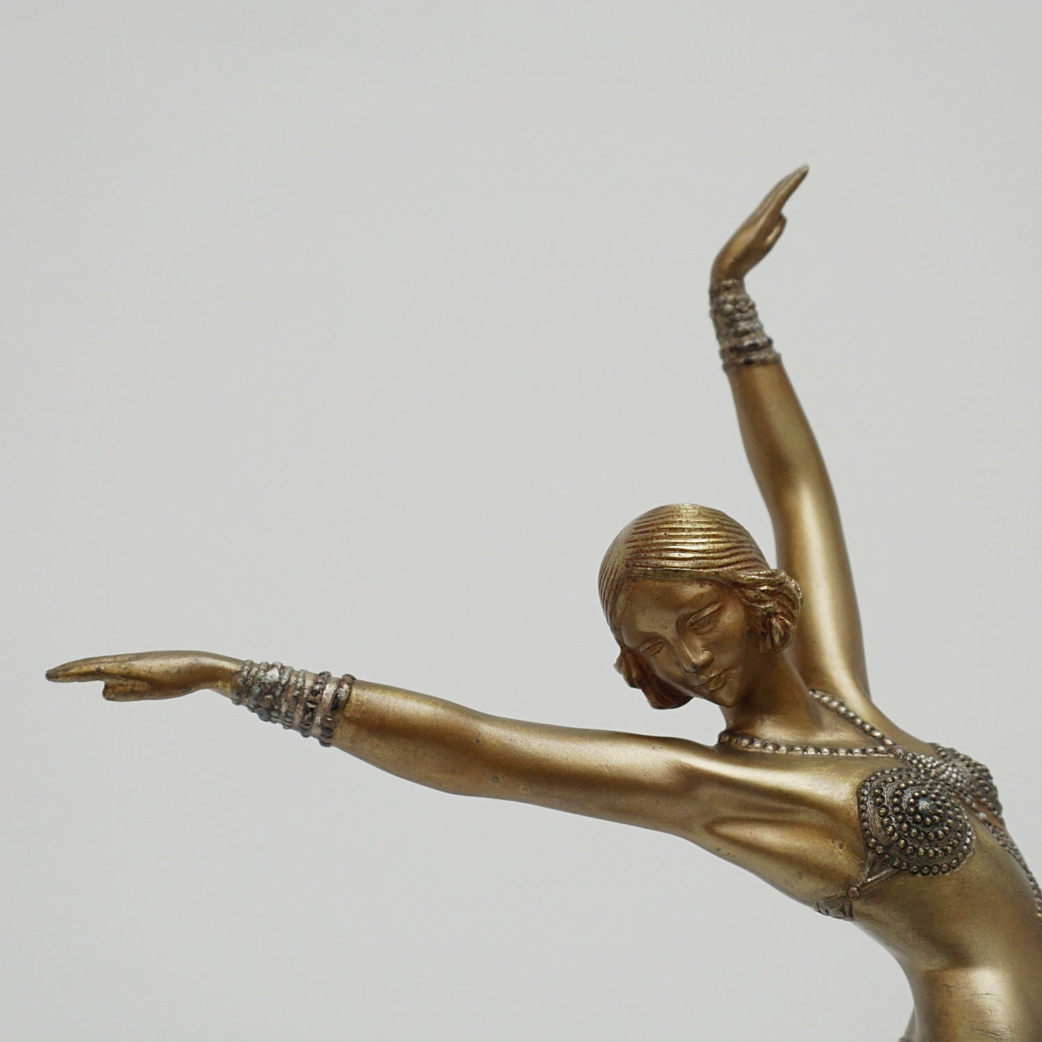 Vintage Art Deco Sculpture Demetre Chiparus Vedette - Jeroen Markies Art Deco