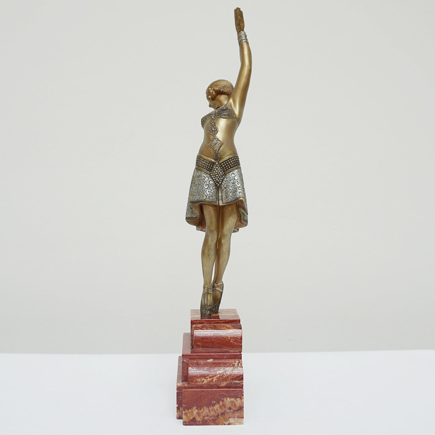 Vintage Art Deco Sculpture Demetre Chiparus Vedette - Jeroen Markies Art Deco