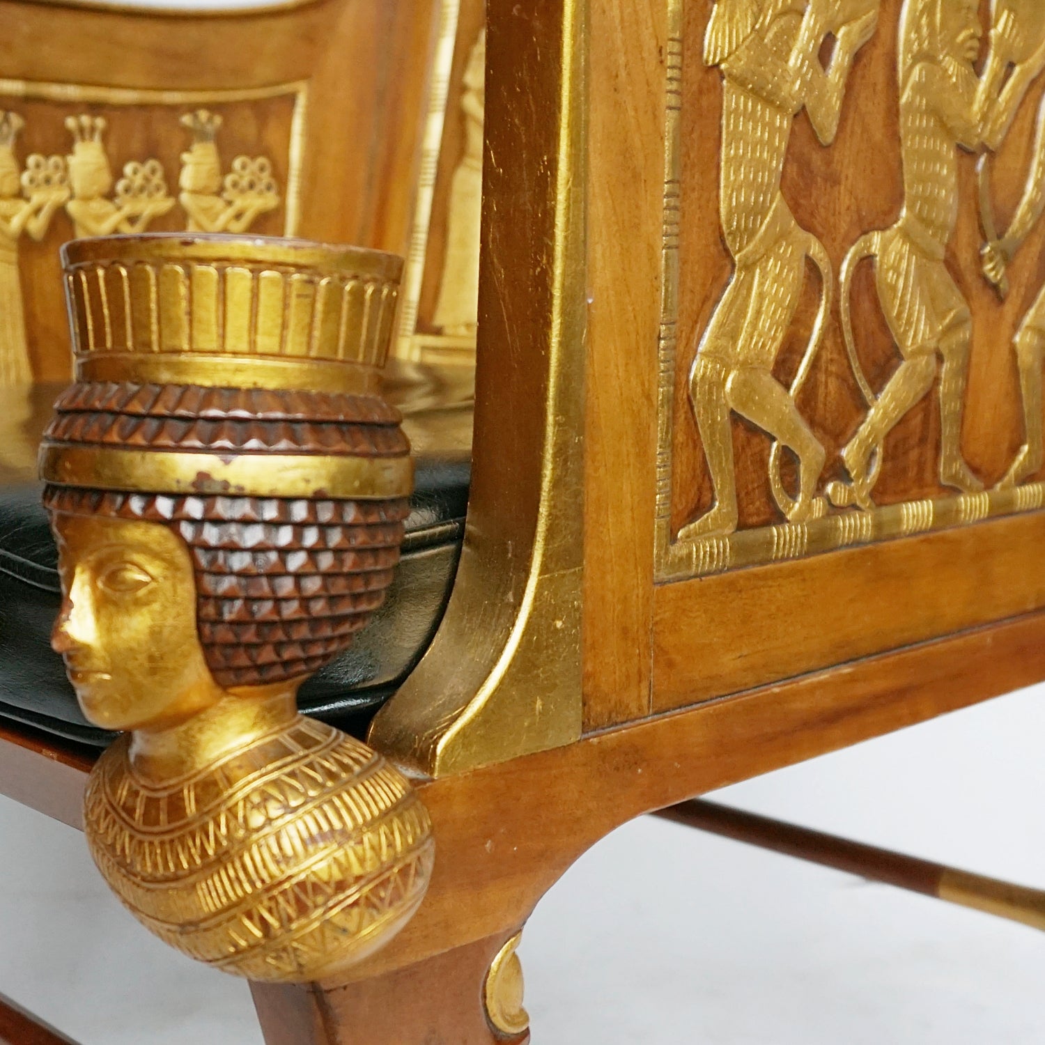 Mid-Century Egyptian Style Chairs Based on 18th Dynasty Throne - Jeroen Markies Art Deco