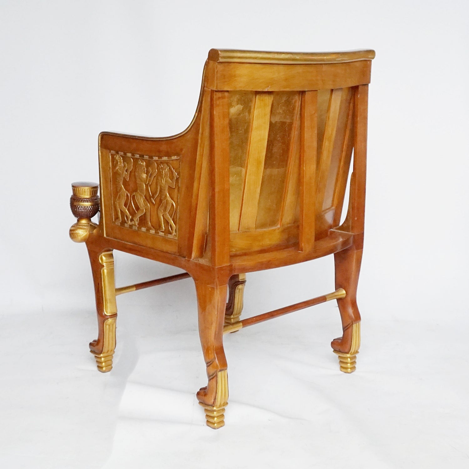 Mid-Century Egyptian Style Chairs Based on 18th Dynasty Throne - Jeroen Markies Art Deco