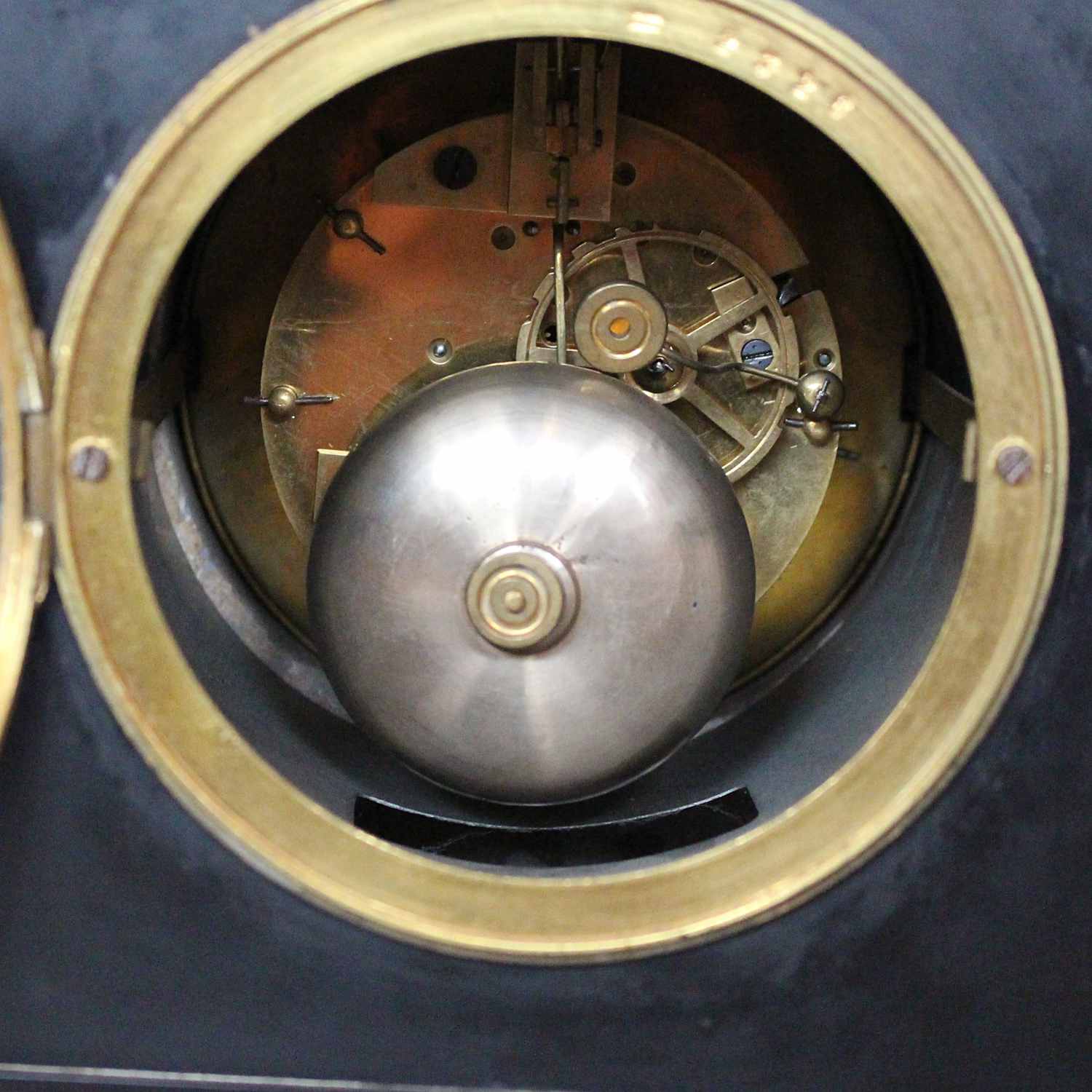 Egyptian Revival Clock with Sphynx