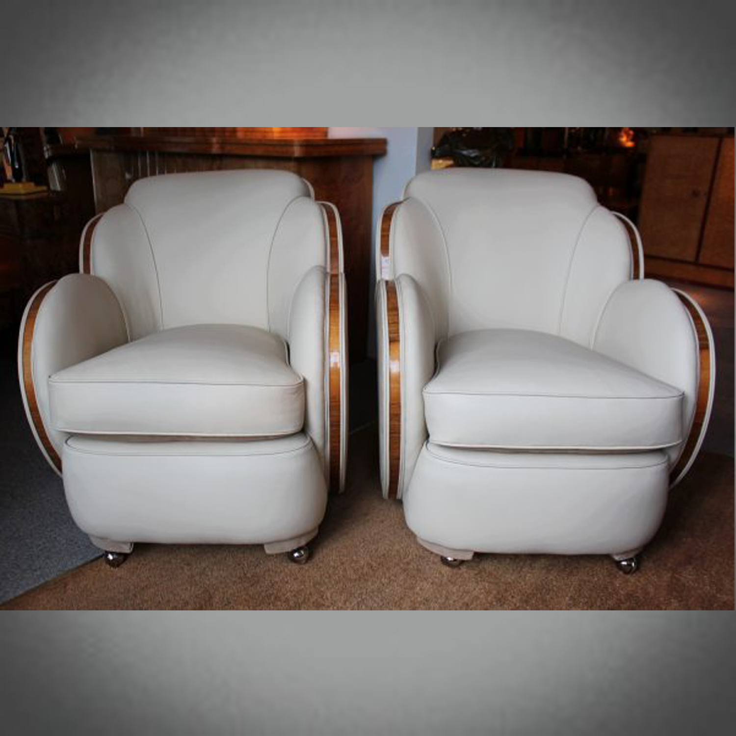 Epstein Art Deco Armchairs