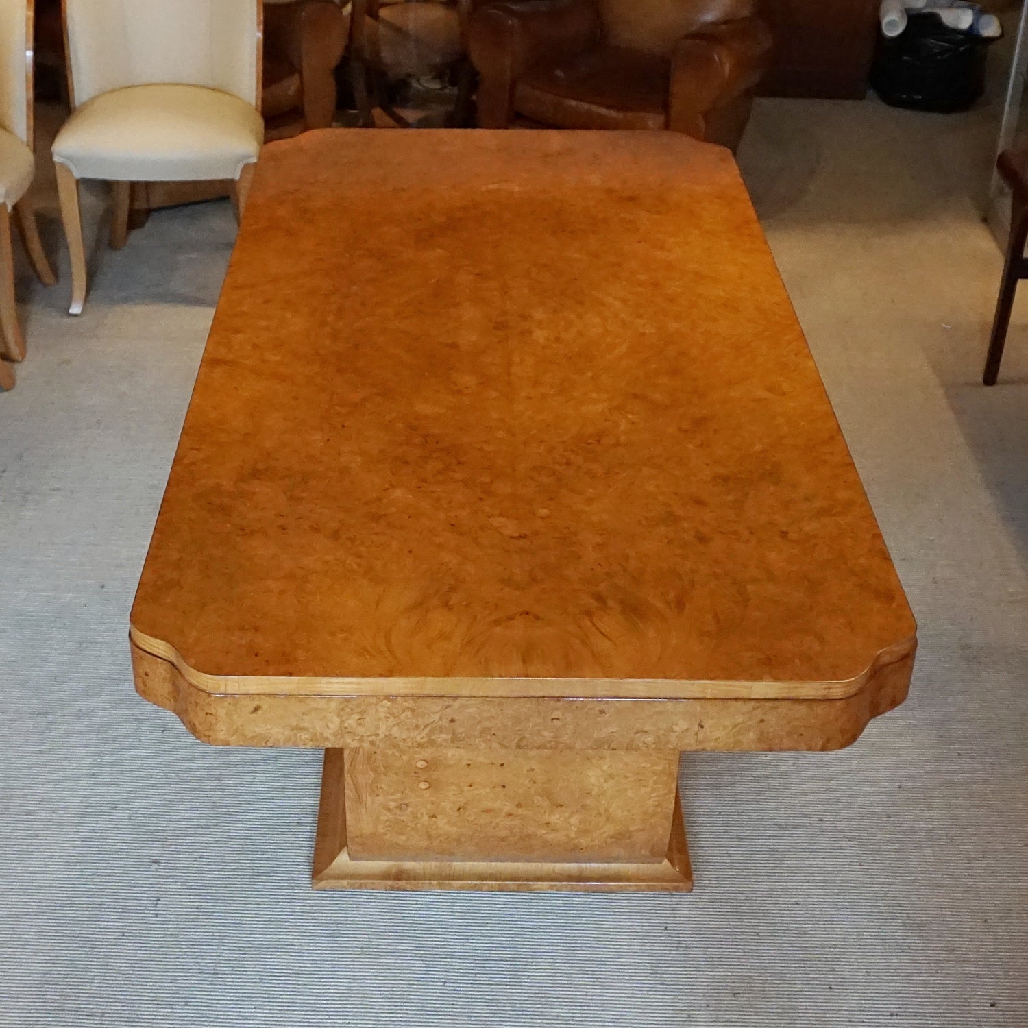 Art Deco 6 Seat Dining Suite by Harry & Lou Epstein English, Circa 1930  Jeroen Markies Art Deco