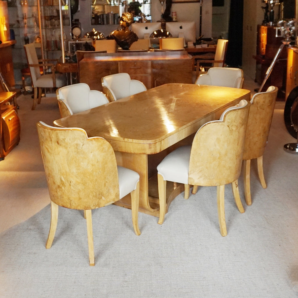 Art Deco 6 Seat Dining Suite by Harry & Lou Epstein -Jeroen Markies Art Deco