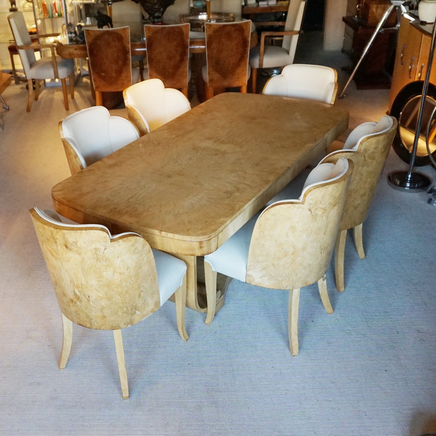 Art Deco 6 Seat Dining Suite by Harry & Lou Epstein -Jeroen Markies Art Deco