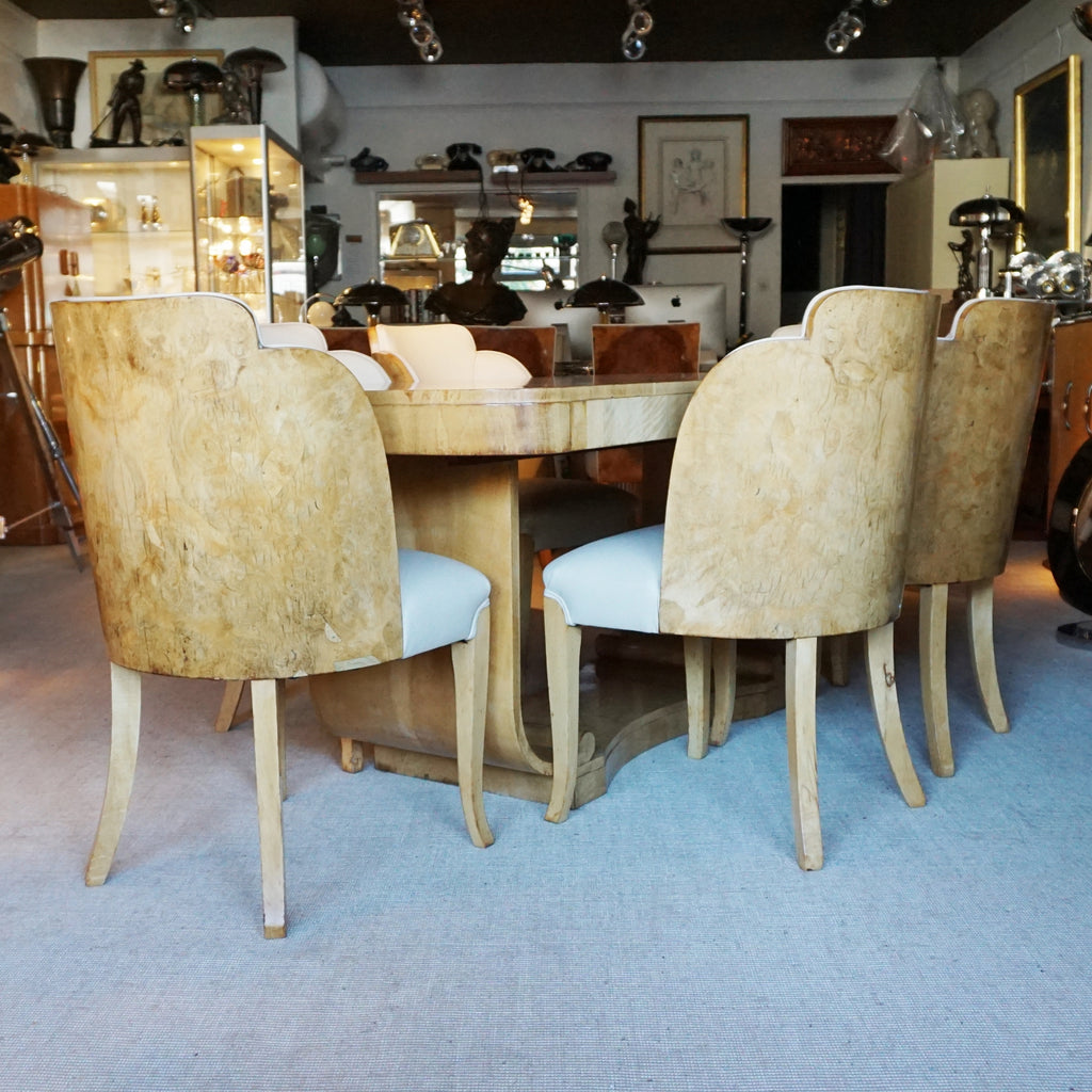 Art Deco 6 Seat Dining Suite by Harry & Lou Epstein -Jeroen Markies Art Deco